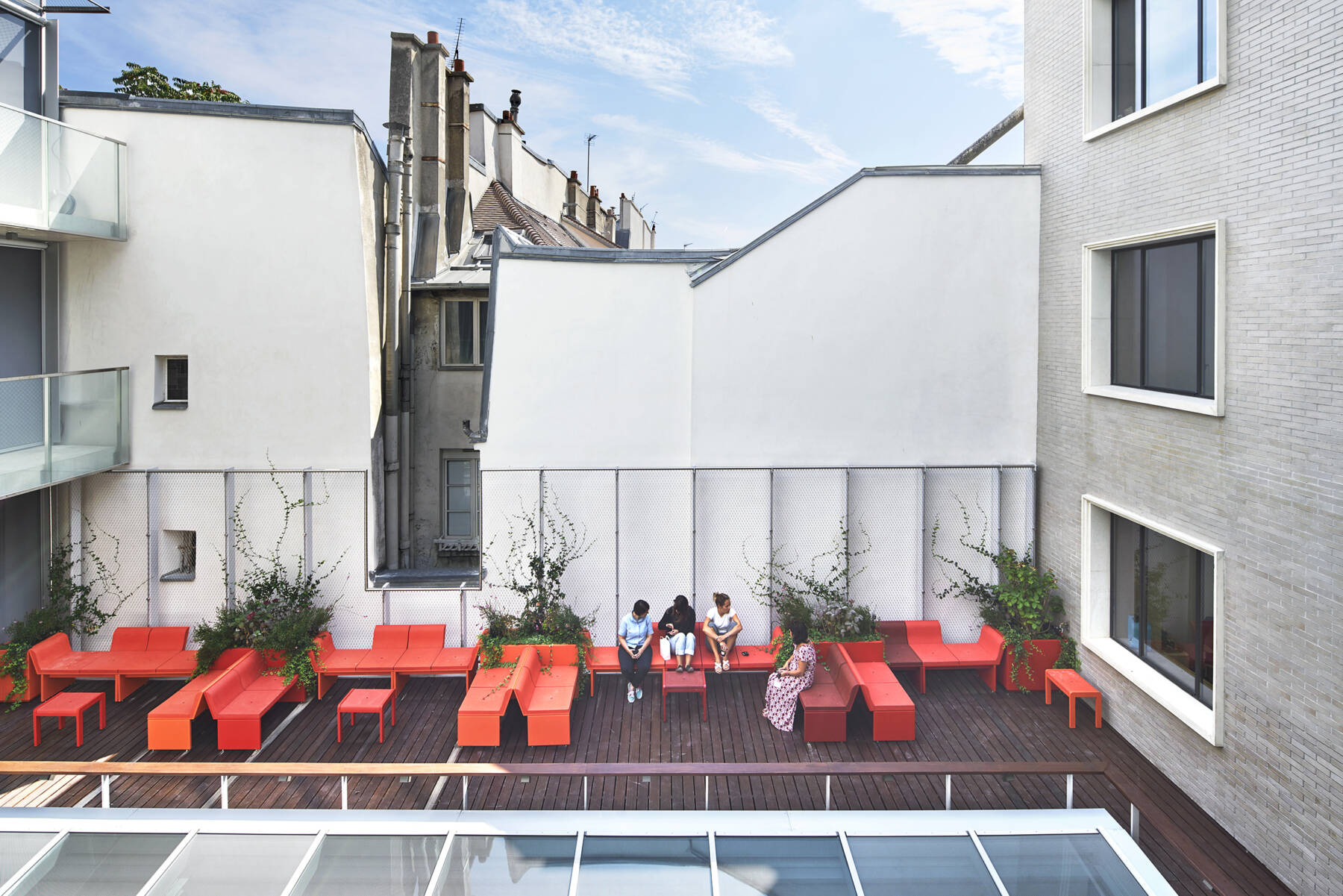 CRI Centre de Recherches Interdisciplinaires Paris PMSV Architecture contemporaine Patrick Mauger sérigraphie mobilier