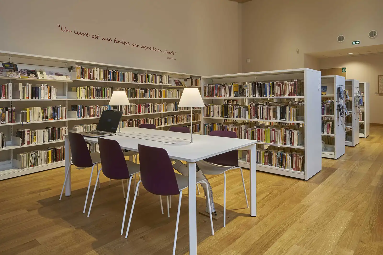 library architect salle de lecture