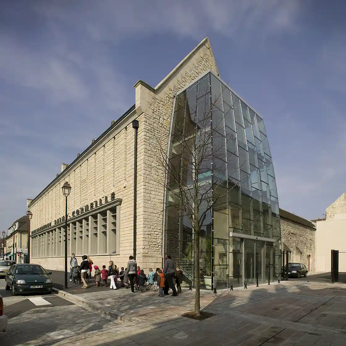 bibliothèque compiègne extension