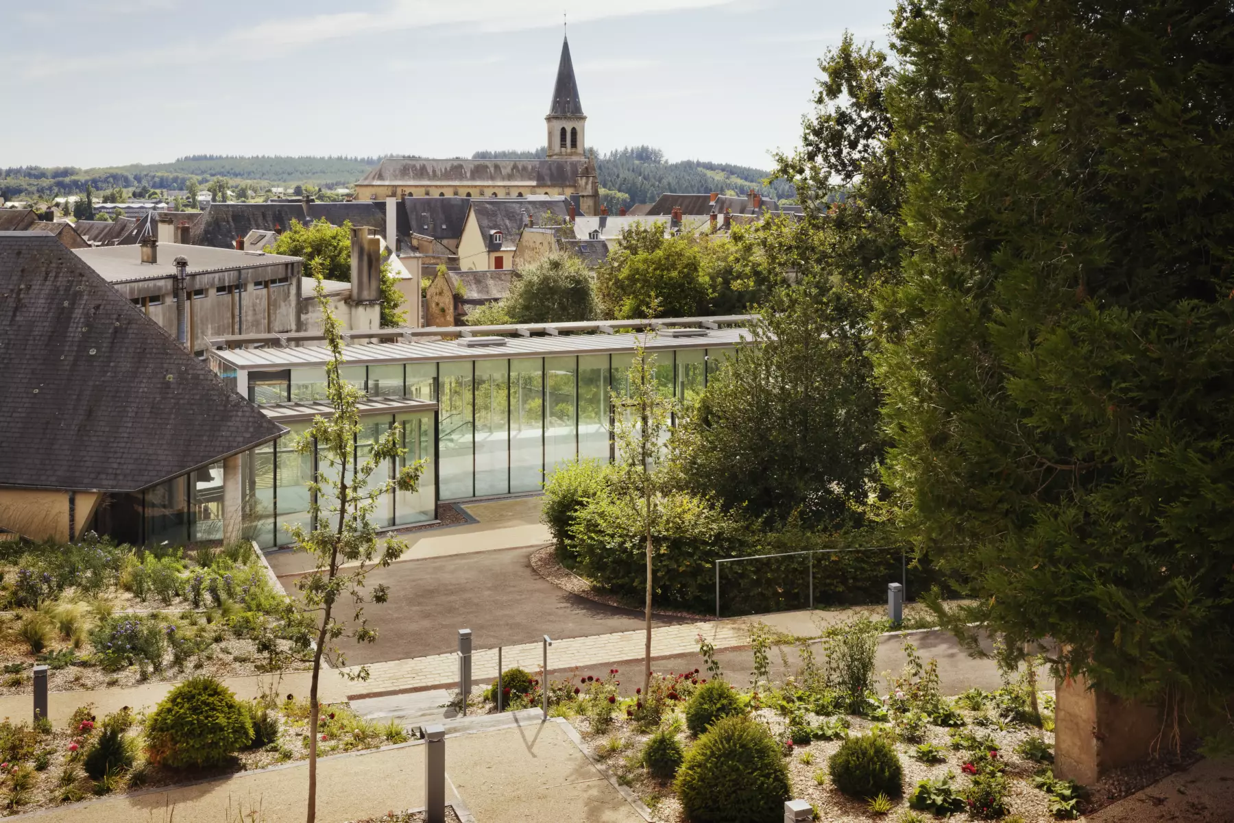 château chinon vue extérieur