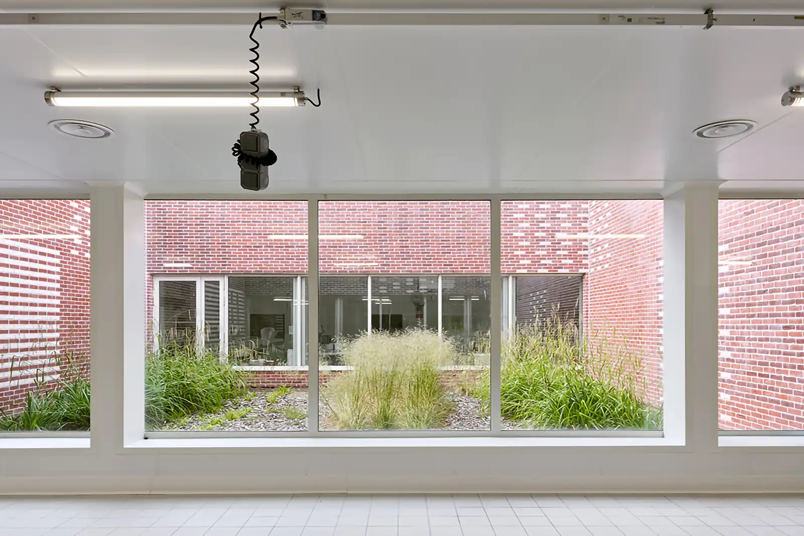 educational building design patio