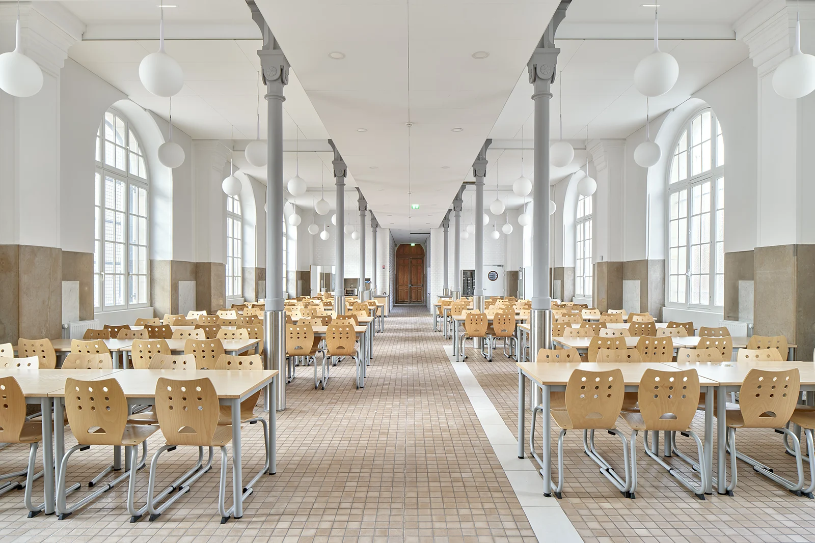 educational building design restaurant