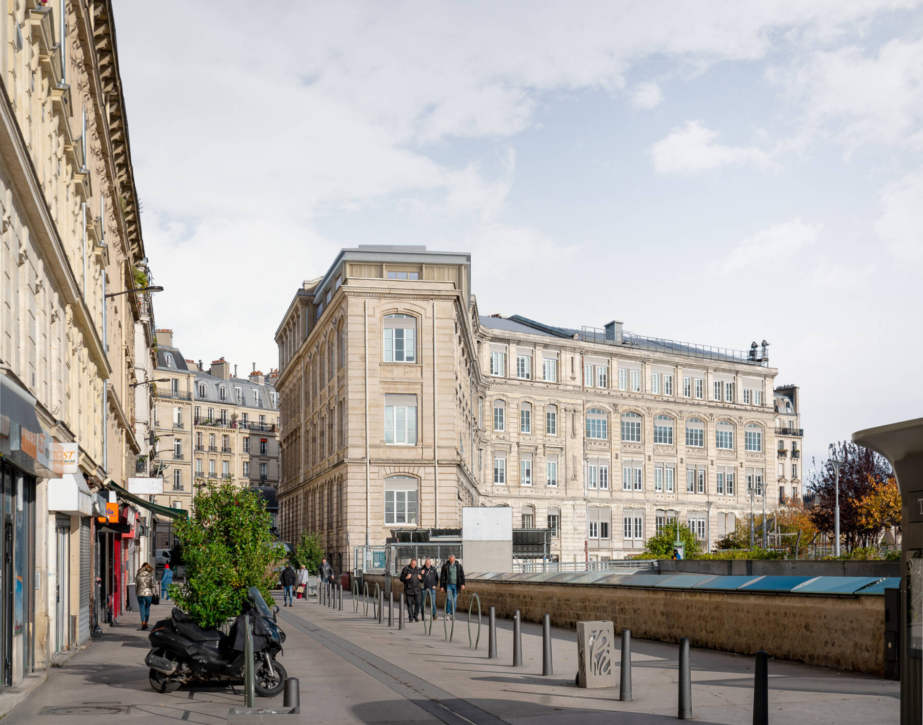 Façade patrimoniale restructurée
