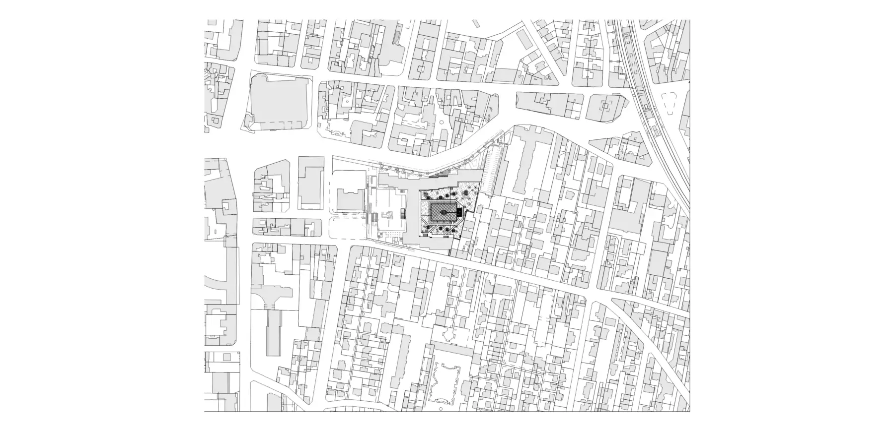 plan marché central colombes