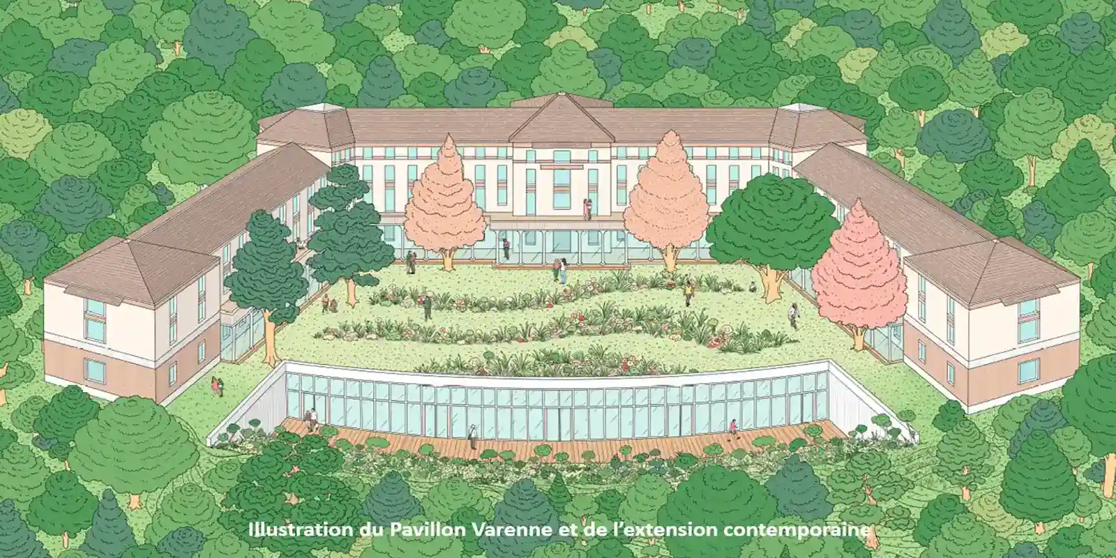 sanatorium dessin batiment