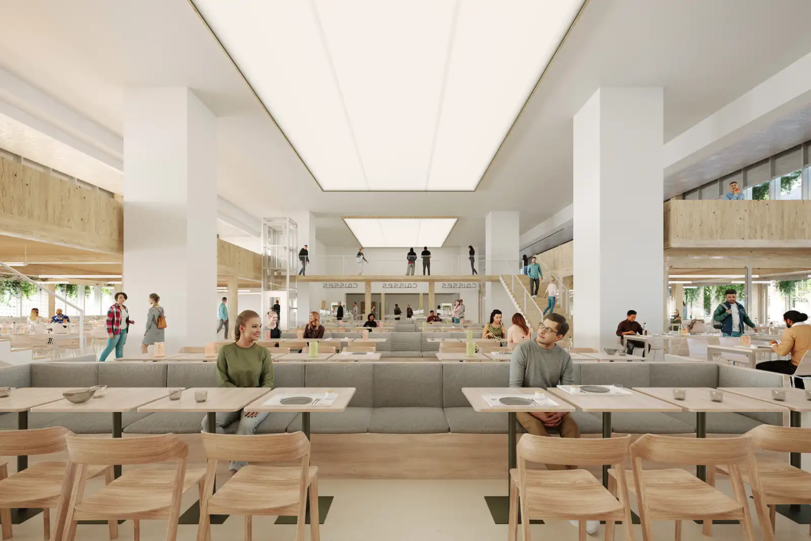educational building design intérieur restaurant