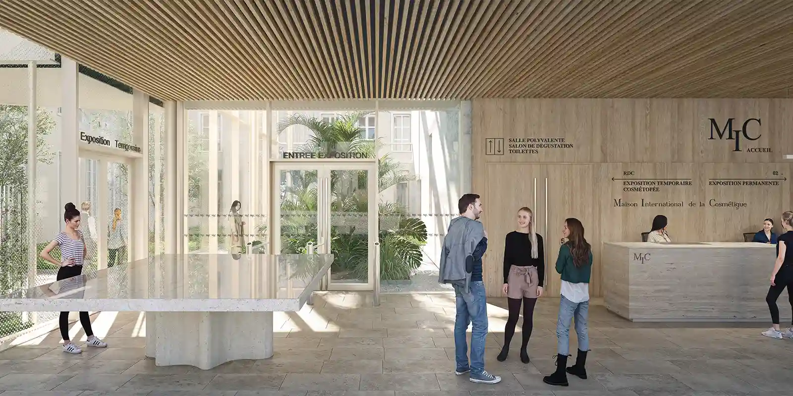 educational architect hall entrée