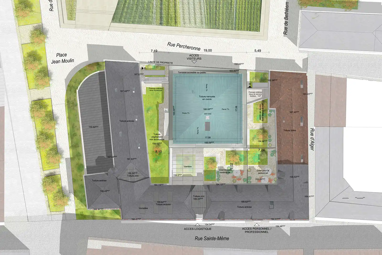 educational architect plan masse